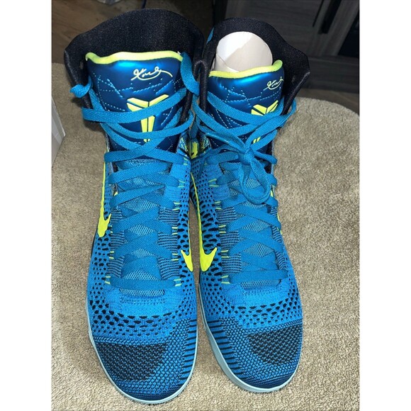 Kobe IX Elite High Protro Sneakers Size 8.5 630847-400 Neo Turquoise/volt main image 15